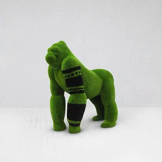 Topiaria di gorilla d'erba