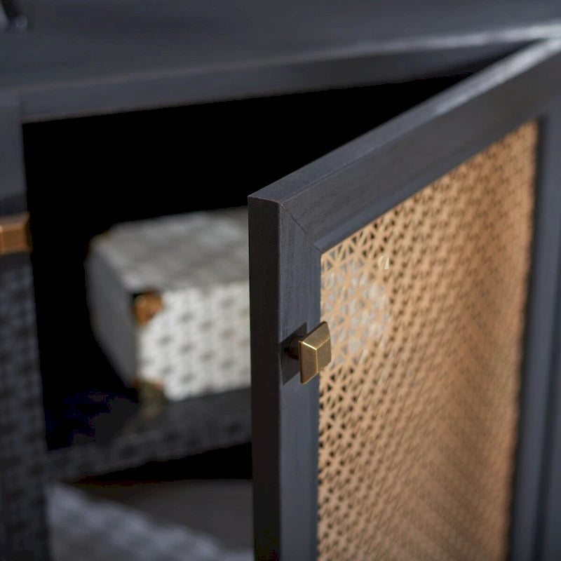 Mobile porta TV SAFAVIEH Micaela da 63 pollici con 4 ante - 63,1 L x 16,3 P x 31,7 A - 63 L x 16 P x 32 A