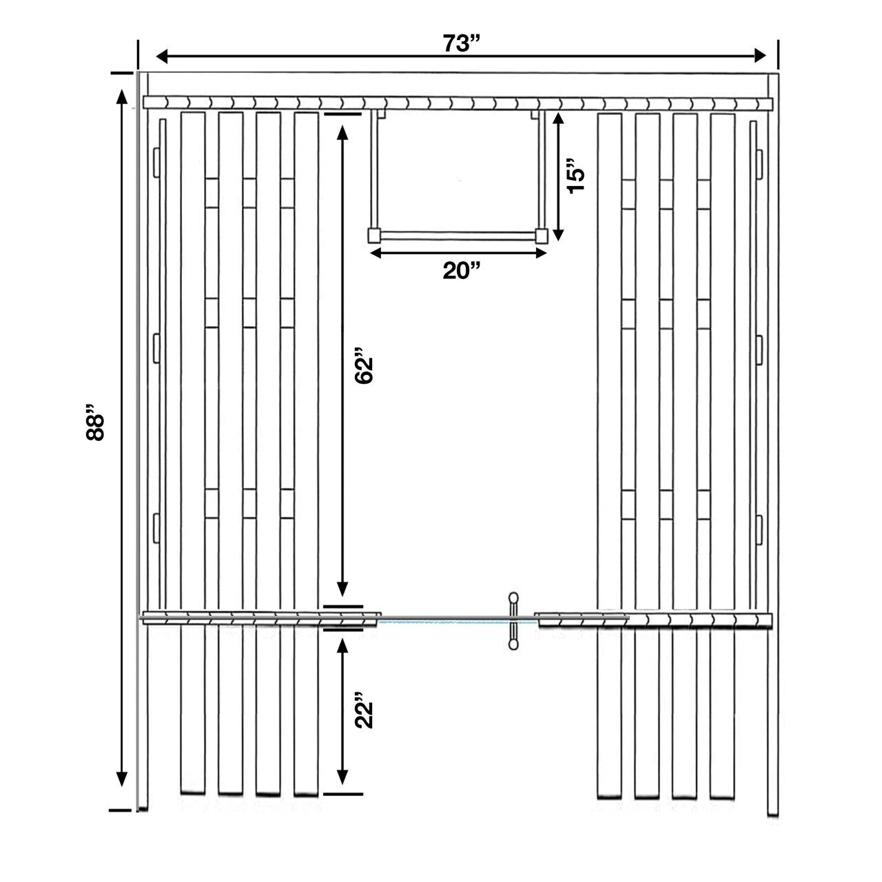 Sauna a botte in pino finlandese bianco ALEKO per 6-8 persone con riscaldatore elettrico UL - 88L x 73W x 79H pollici