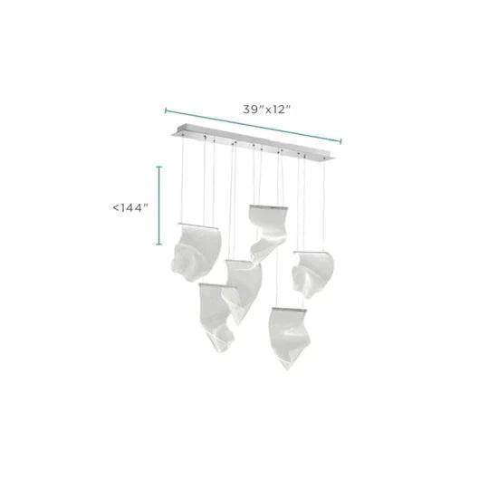 Lampadario ad acqua - 6 luci