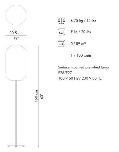 LAMPADA DA TERRA GEISHA