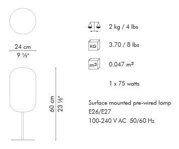 LAMPADA DA TAVOLO GEISHA