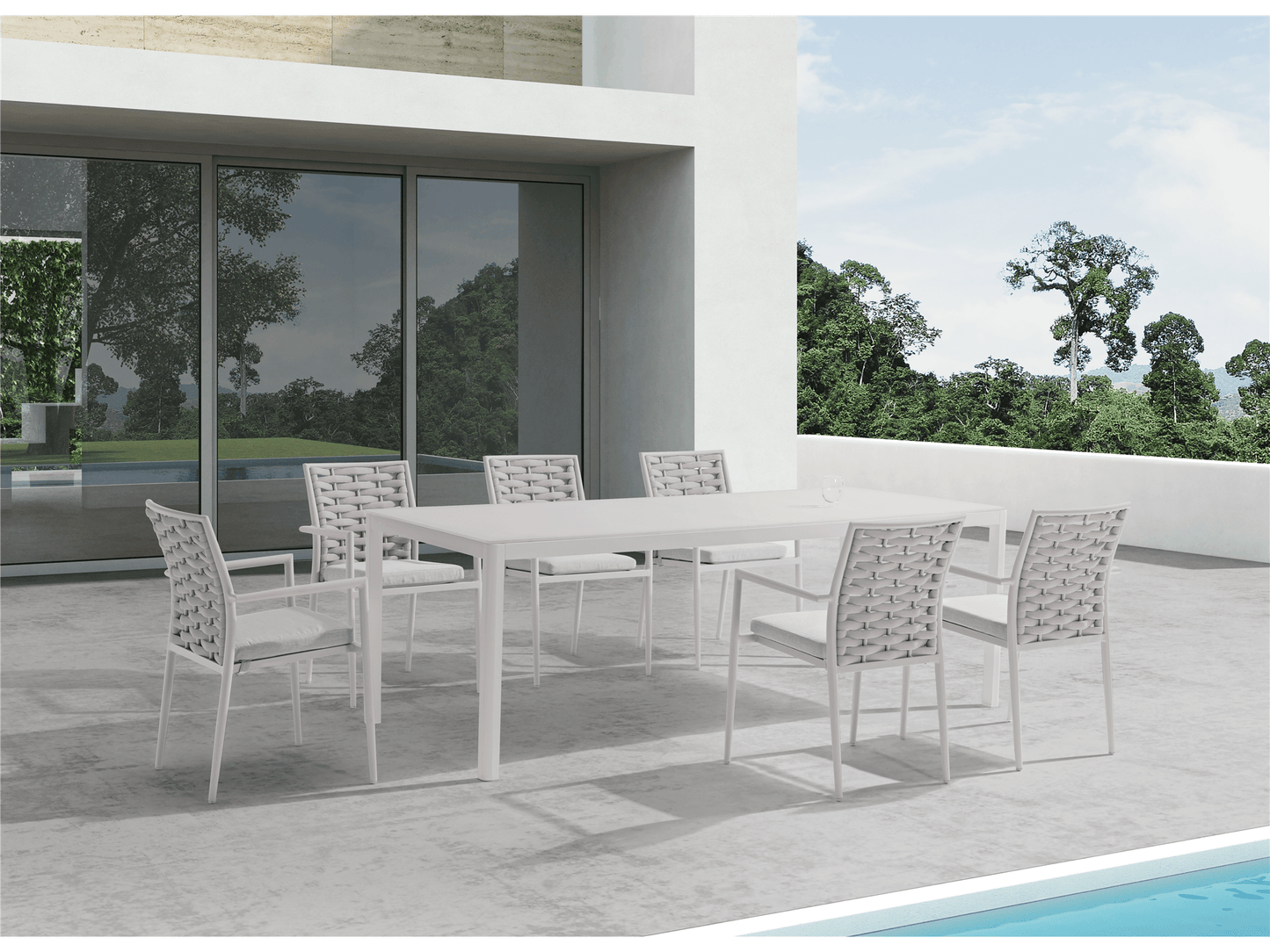 Sedia da pranzo Nita Loop in Griege