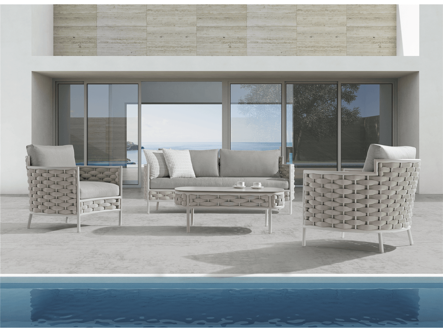 Poltrona Nita Loop in Greige