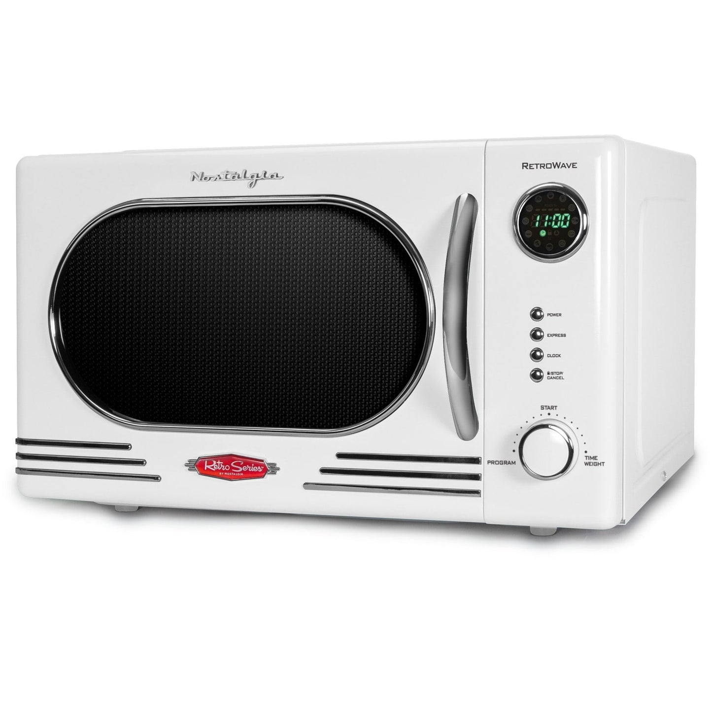 Forno a microonde da banco Nostalgia Retro da 1,1 piedi cubi e 1000 Watt