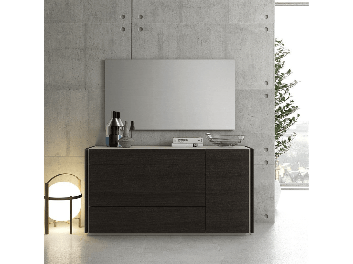 Collezione camera da letto Porto - Grigio