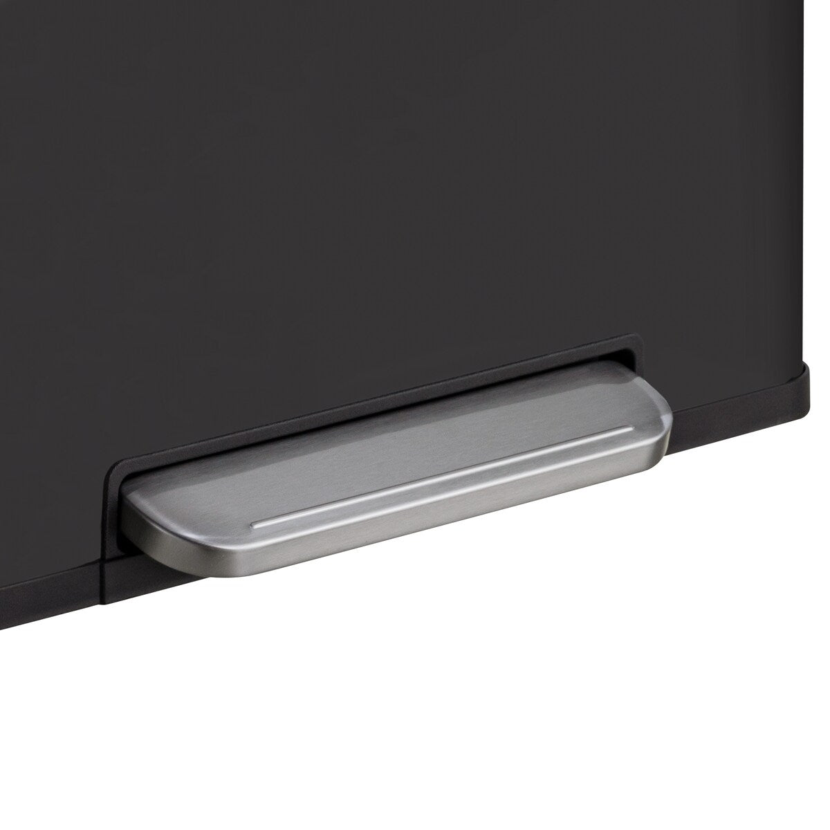 Qualiazero 16 Gal (unità doppia da 8 Gal) Contenitore rettangolare per il riciclaggio - Acciaio inossidabile