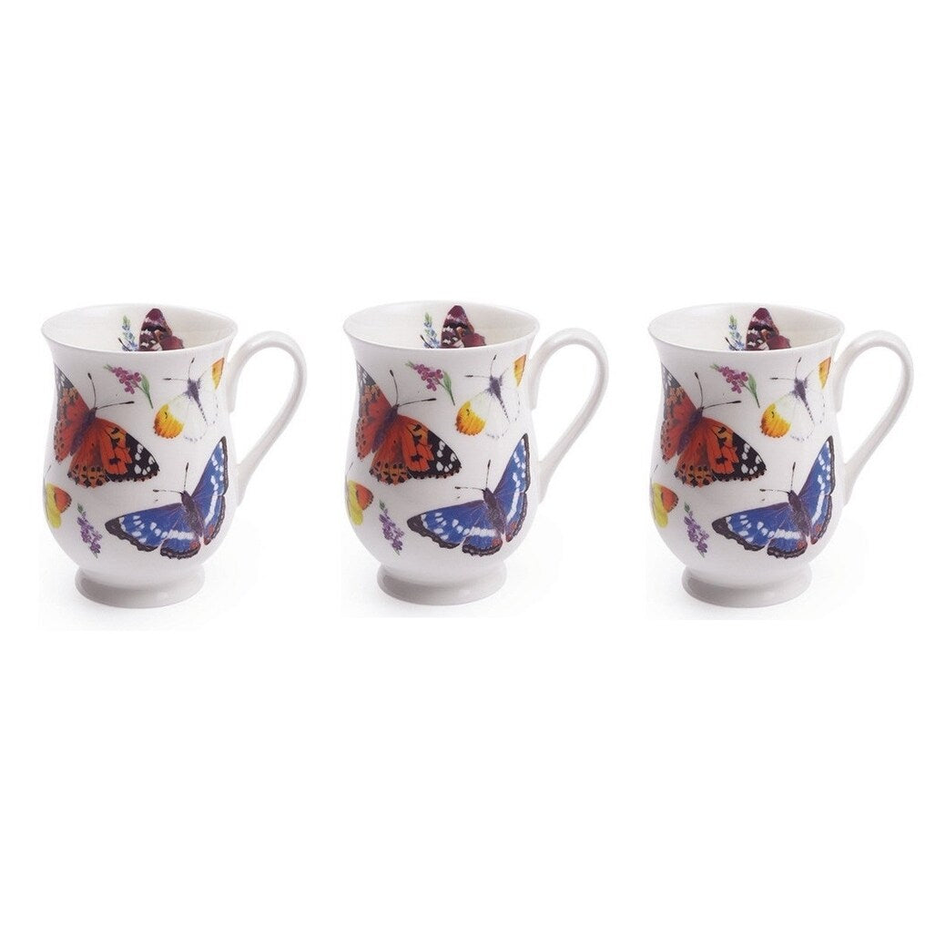 Tazza Eleanor di Roy Kirkham Butterfly Garden (set da 6)