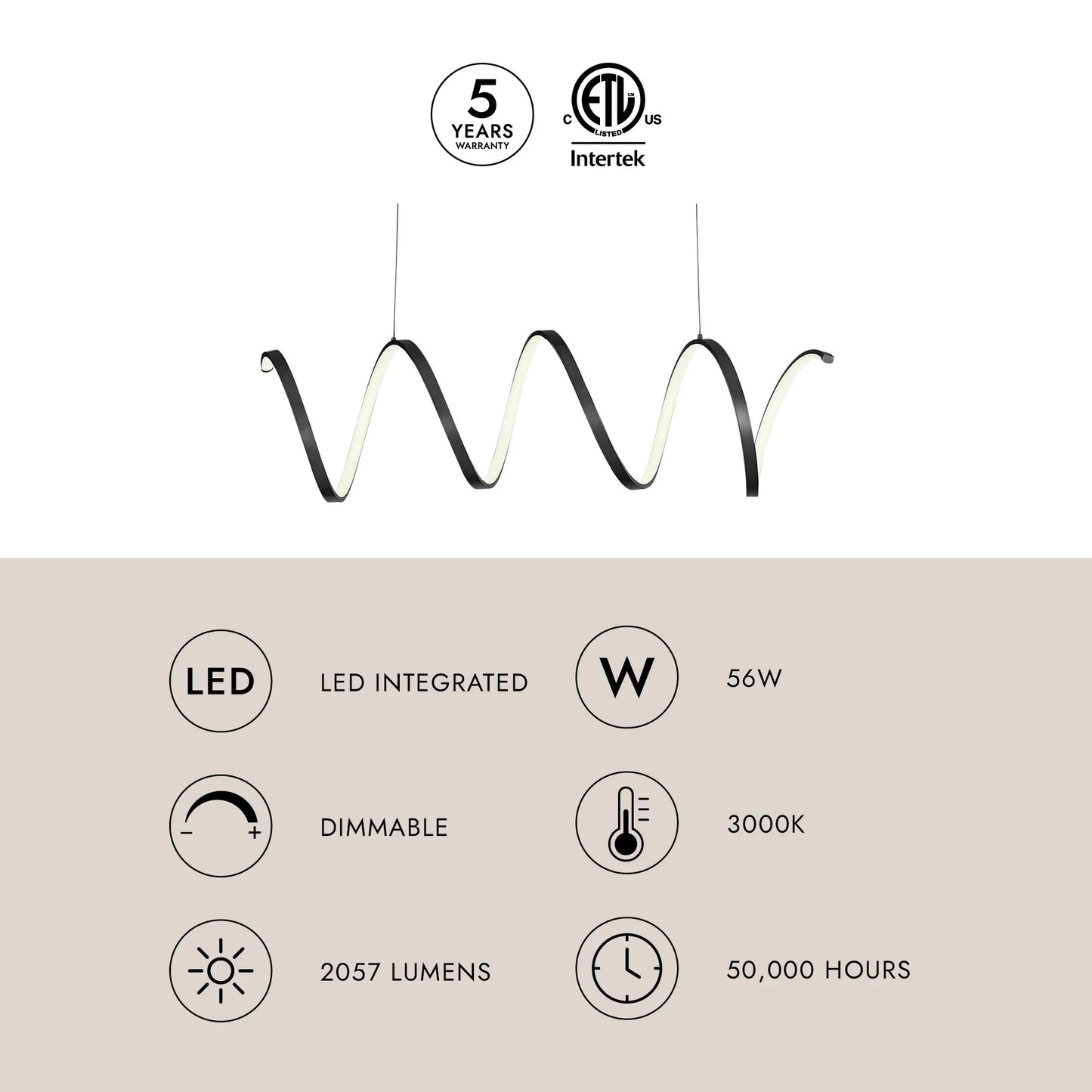 Ciondolo lineare Harmony