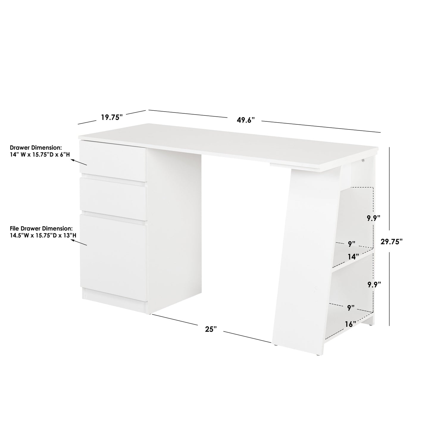 Scrivania moderna Simple Living Como