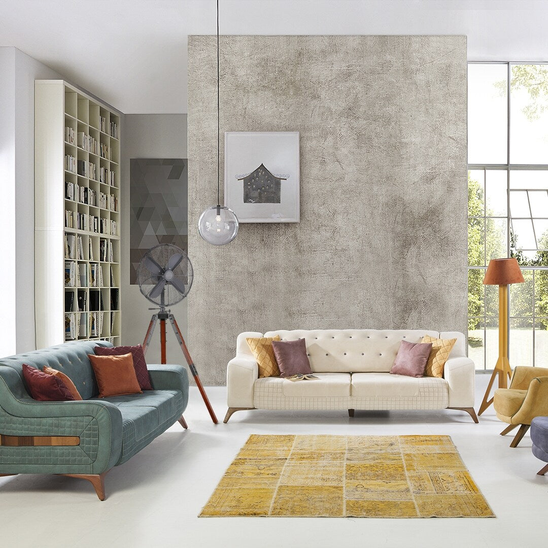 Ventilatore a piantana Star Fans Star Treppiede da 16 pollici con gambe in legno