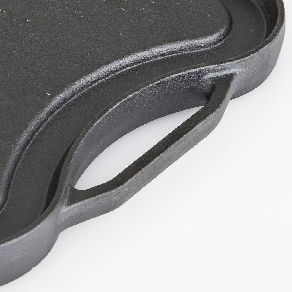 Padella per griglia/piastra reversibile Viking in ghisa 20 (pre-stagionata)