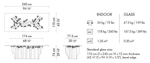 TAVOLO DA PRANZO VIVO