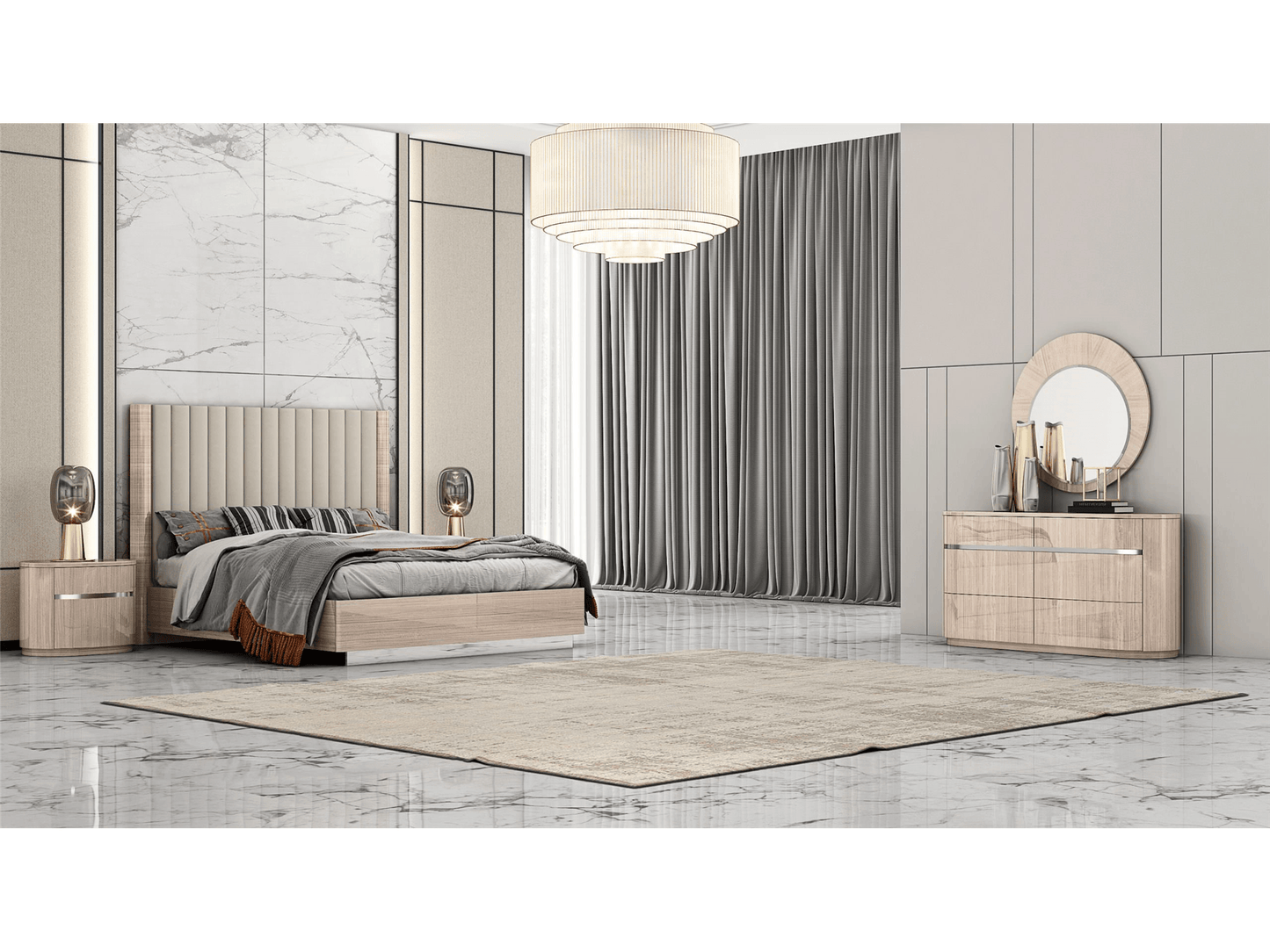 Comodino Dorothy Beige