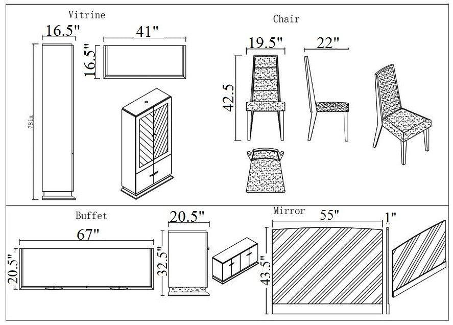 Collezione da pranzo Valedina