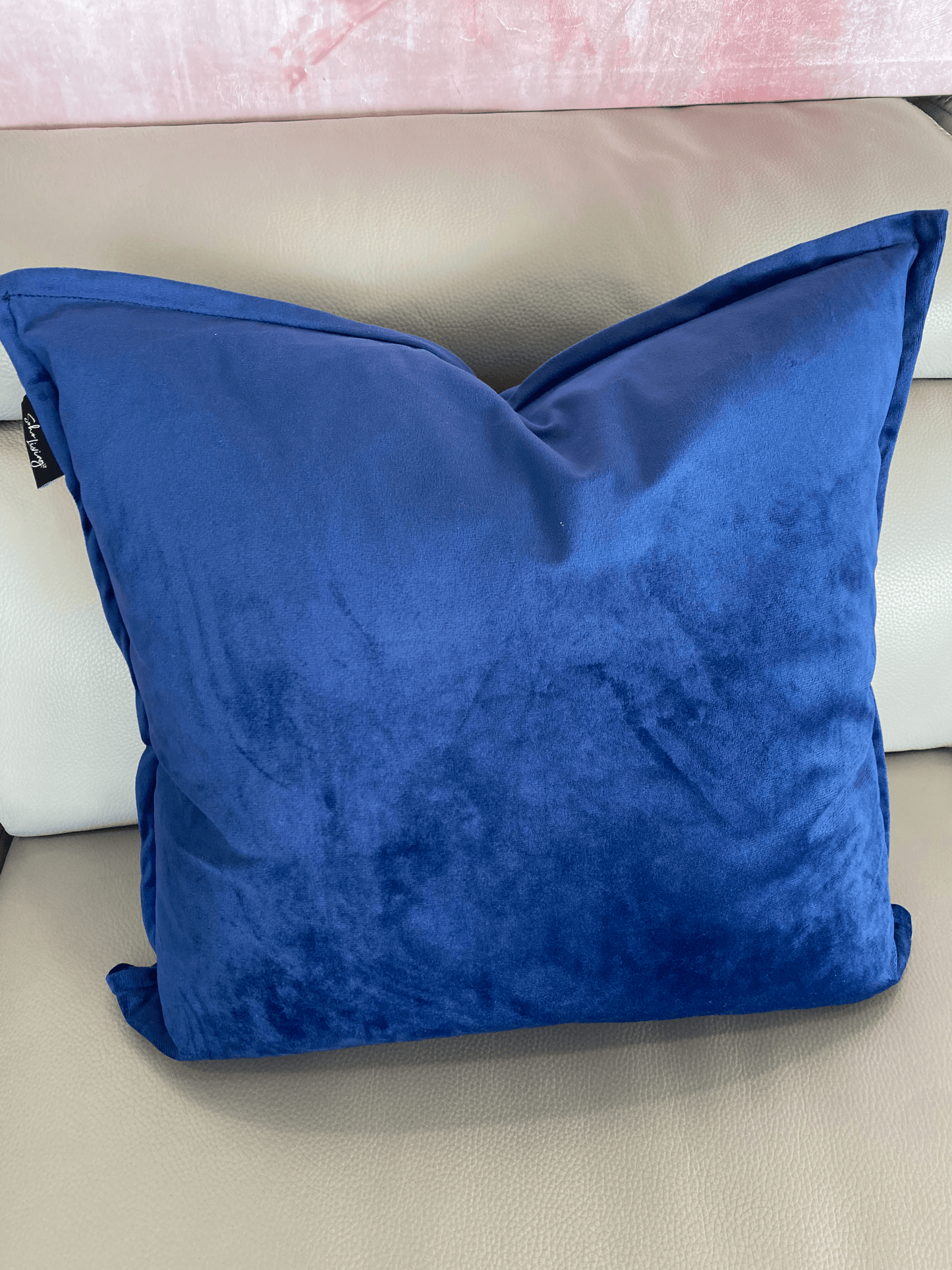 Cuscino decorativo blu reale