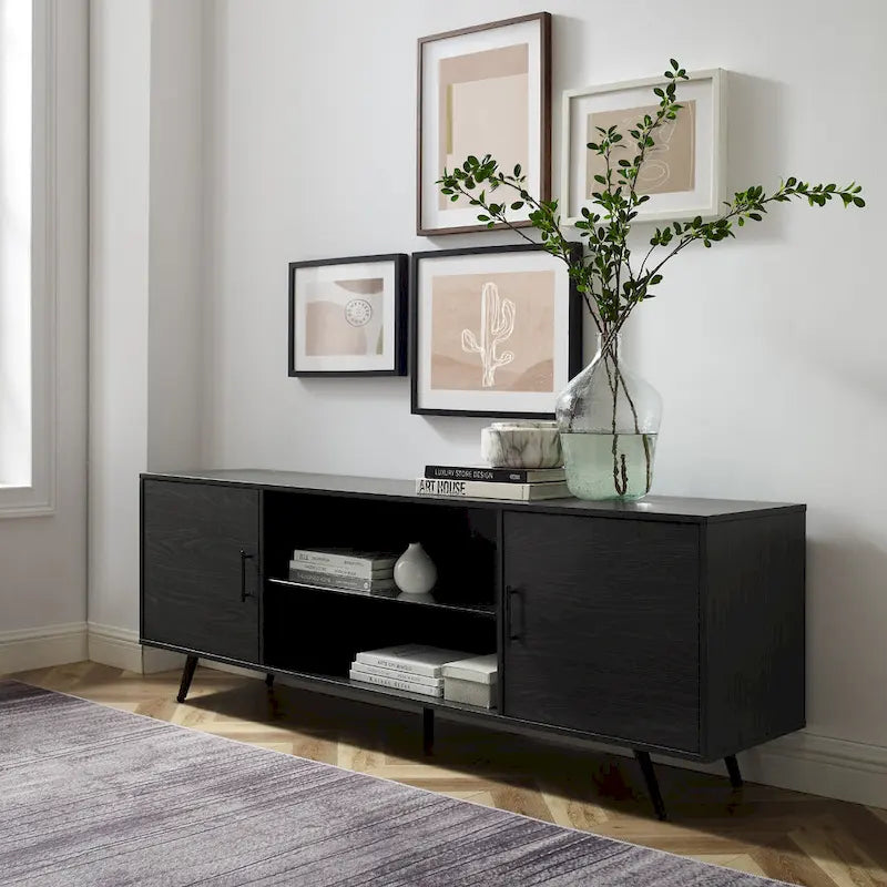 Mobile porta TV Mid-Century Modern da 70 pollici di Middlebrook Designs