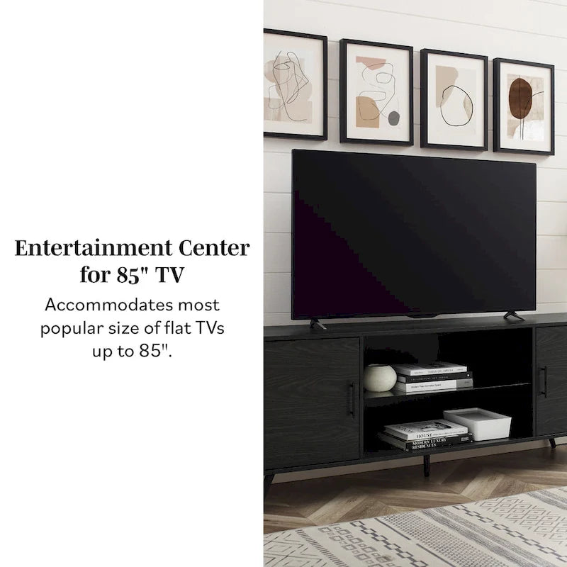 Mobile porta TV Mid-Century Modern da 70 pollici di Middlebrook Designs