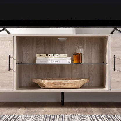 Mobile porta TV Mid-Century Modern da 70 pollici di Middlebrook Designs