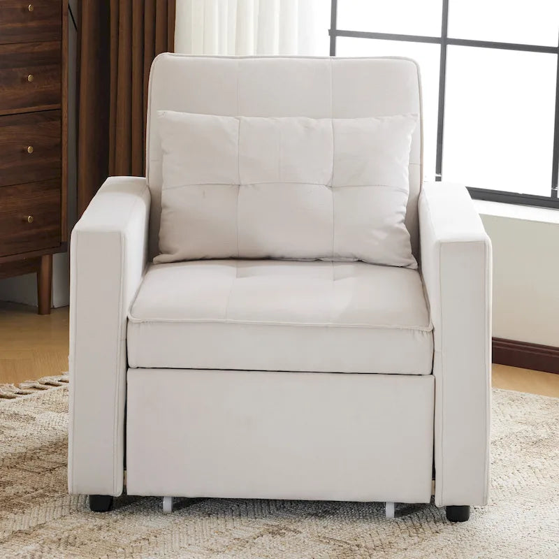 Christopher Knight Home - Divano letto trasformabile Sophia con schienale regolabile e cuscino integrato