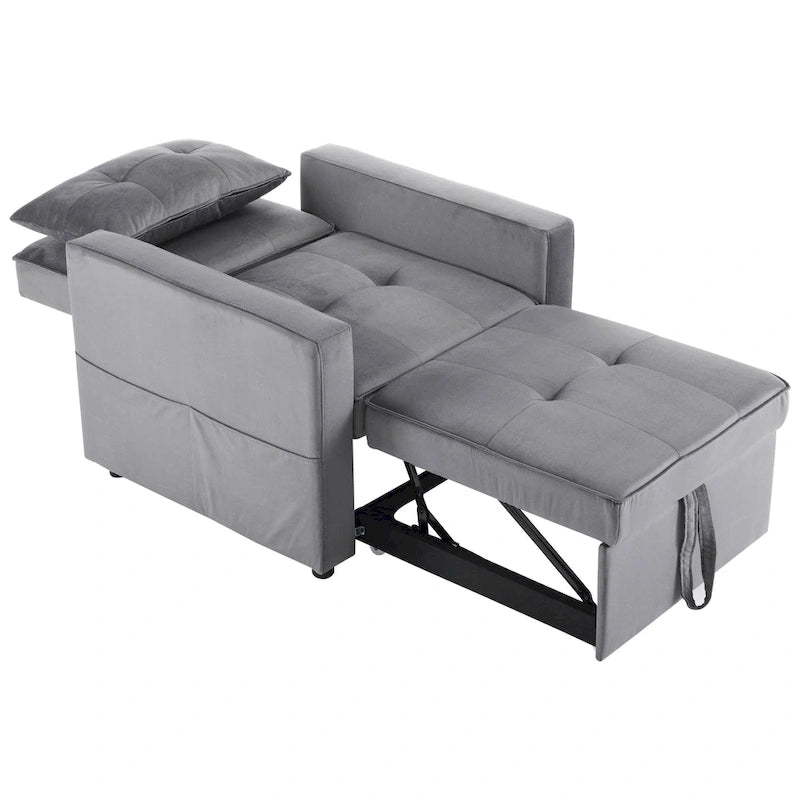 Christopher Knight Home - Divano letto trasformabile Sophia con schienale regolabile e cuscino integrato