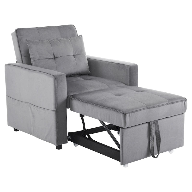 Christopher Knight Home - Divano letto trasformabile Sophia con schienale regolabile e cuscino integrato