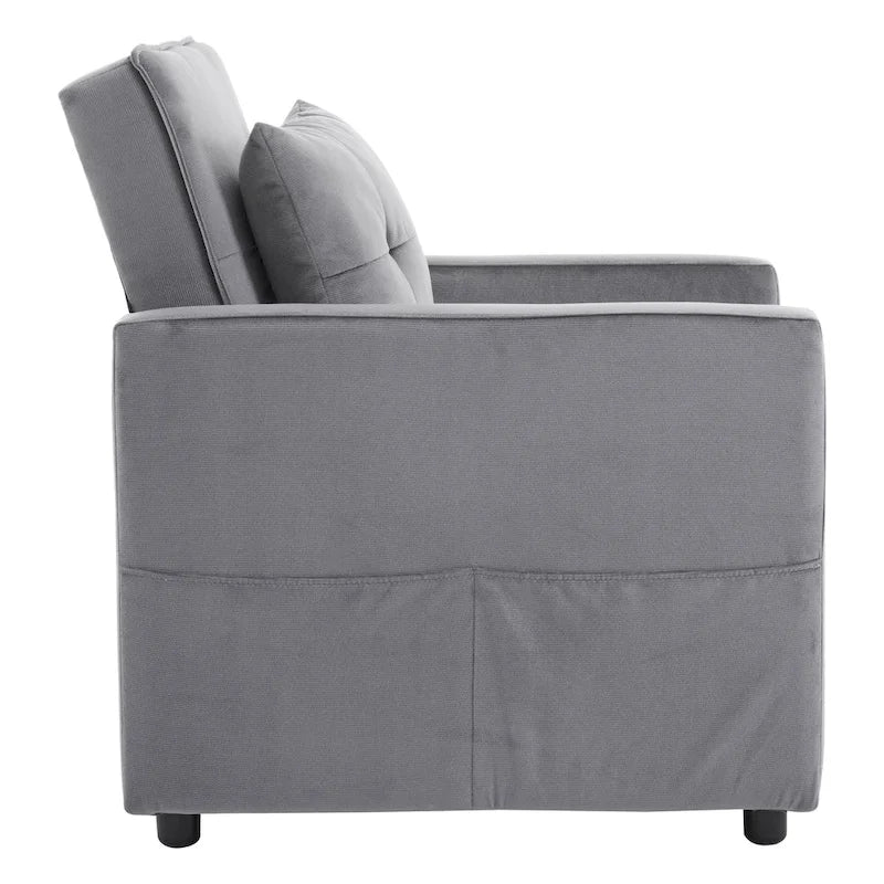 Christopher Knight Home - Divano letto trasformabile Sophia con schienale regolabile e cuscino integrato