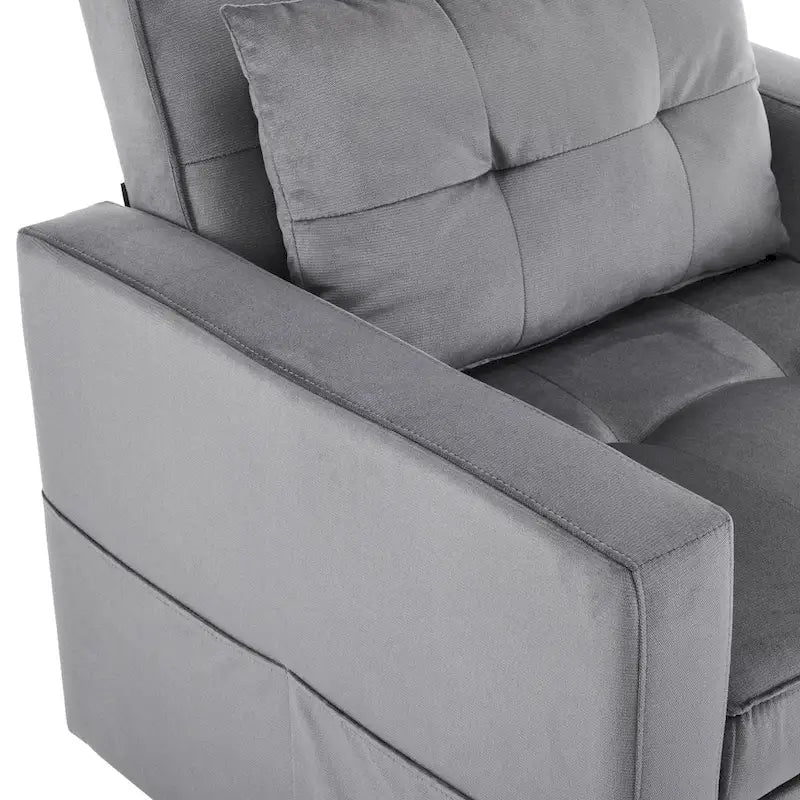 Christopher Knight Home - Divano letto trasformabile Sophia con schienale regolabile e cuscino integrato