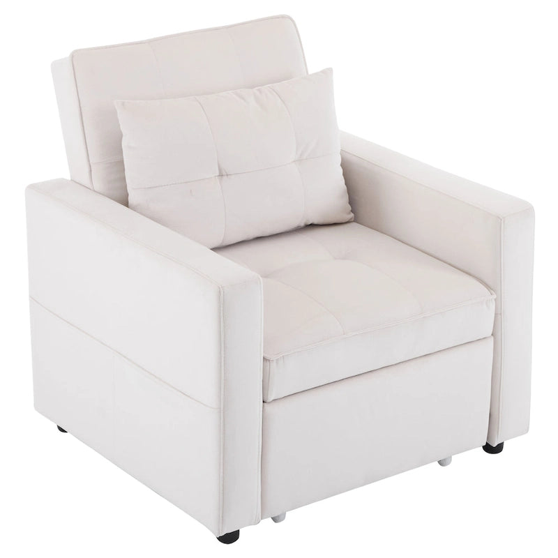 Christopher Knight Home - Divano letto trasformabile Sophia con schienale regolabile e cuscino integrato