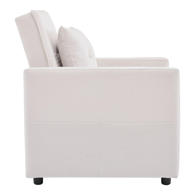 Christopher Knight Home - Divano letto trasformabile Sophia con schienale regolabile e cuscino integrato