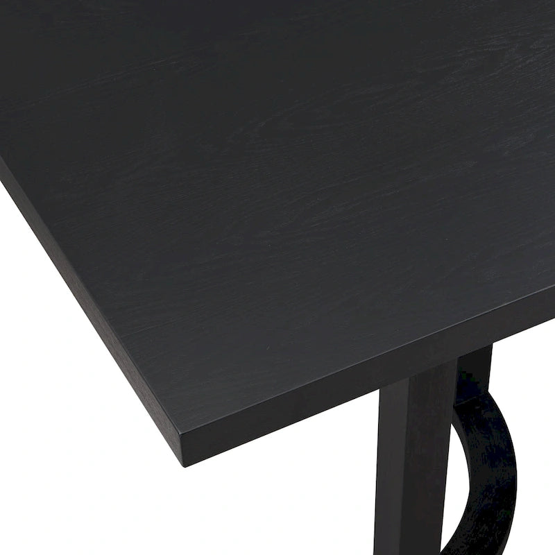 Set da pranzo Lythor da 7 pezzi con sedute imbottite, intreccio in canna di rattan, legno di caucciù di Christopher Knight Home