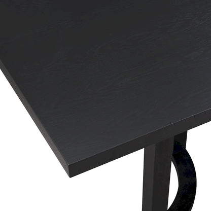 Set da pranzo Lythor da 7 pezzi con sedute imbottite, intreccio in canna di rattan, legno di caucciù di Christopher Knight Home