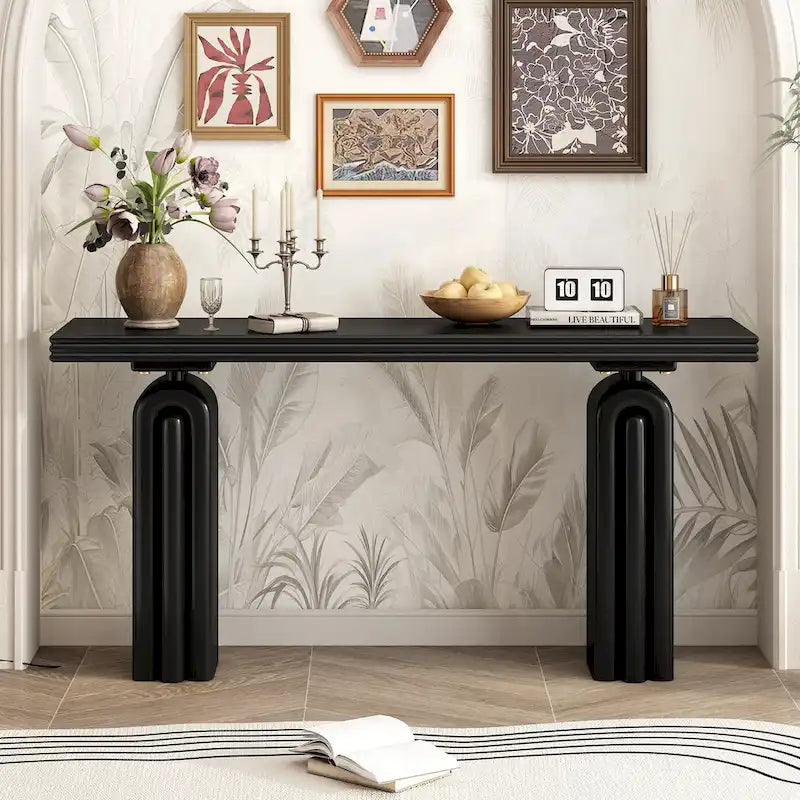 Roomfitters Accent Chic Console Table, Elegant and Luxurious Design for Entryway, Hallway, Living Room