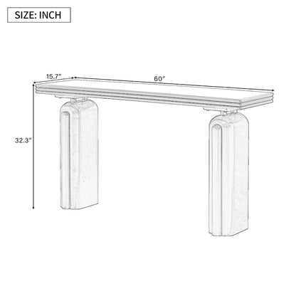 Tavolo consolle Roomfitters Accent Chic, design elegante e lussuoso per ingresso, corridoio, soggiorno