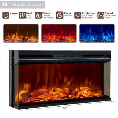 Mobile TV con camino per TV da 80 pollici, centro di intrattenimento, console multimediale