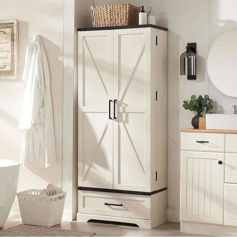 72 Mobile dispensa da cucina in stile fattoria, mobiletto alto, credenza - N/D