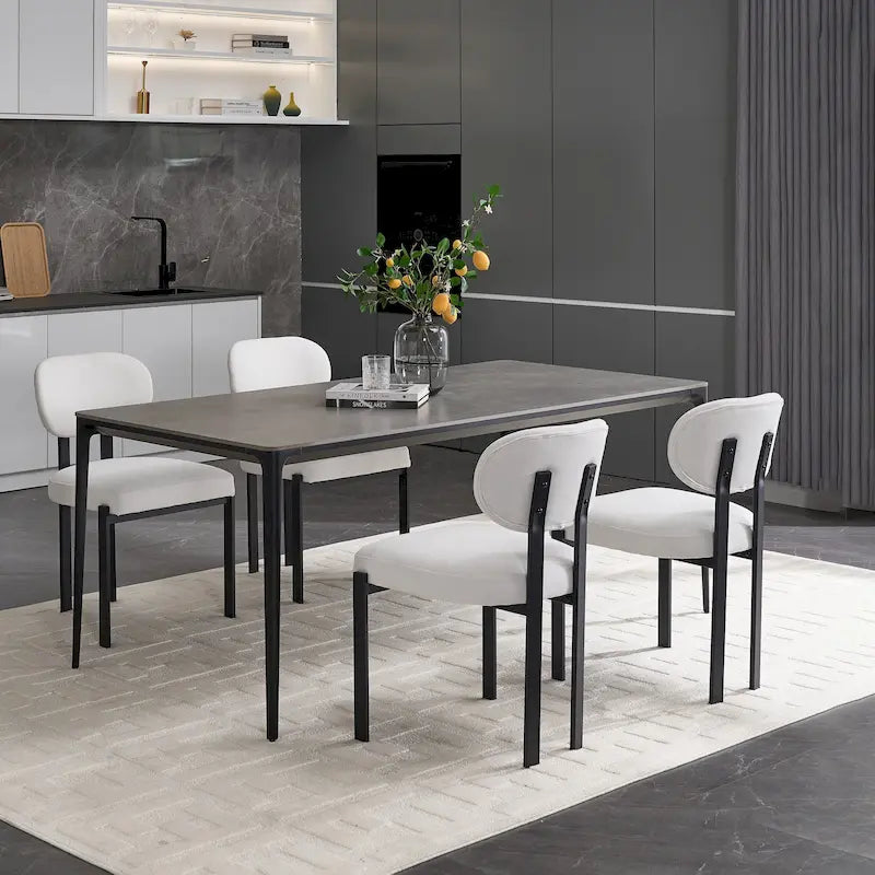 Set di 2 sedie da pranzo moderne