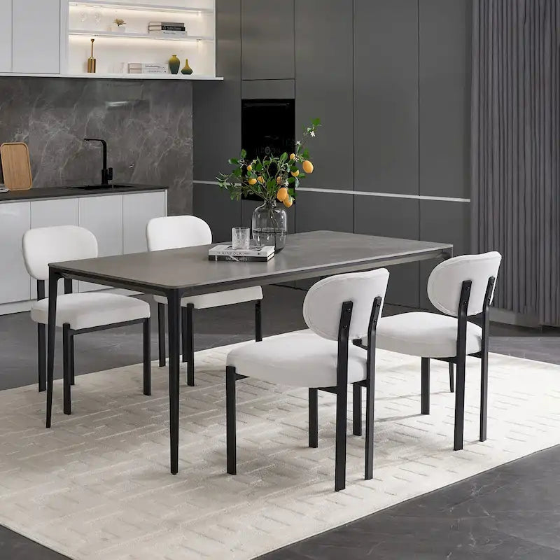 Set di 2 sedie da pranzo moderne