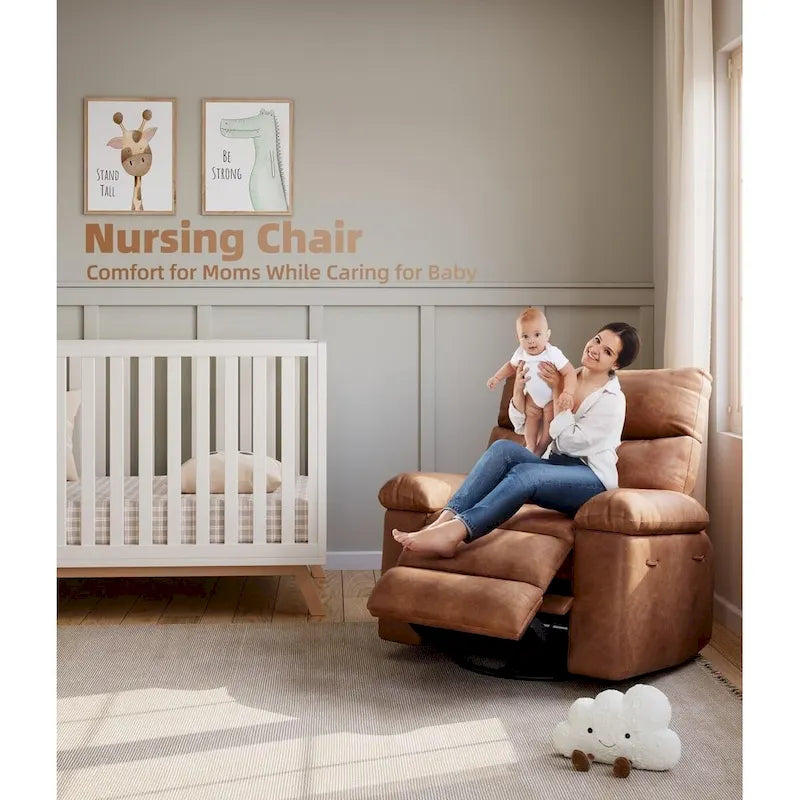 Poltrone reclinabili girevoli a 360° con riscaldamento e massaggio - Poltrona reclinabile pigra