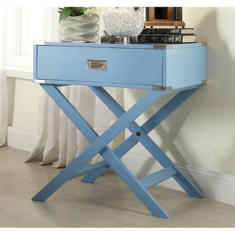 Tavolo da campagna Kenton X Base Wood Accent di iNSPIRE Q Bold