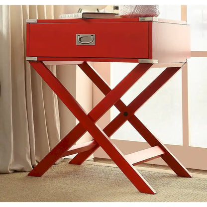 Tavolo da campagna Kenton X Base Wood Accent di iNSPIRE Q Bold