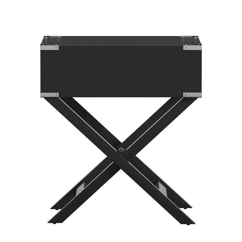 Tavolo da campagna Kenton X Base Wood Accent di iNSPIRE Q Bold