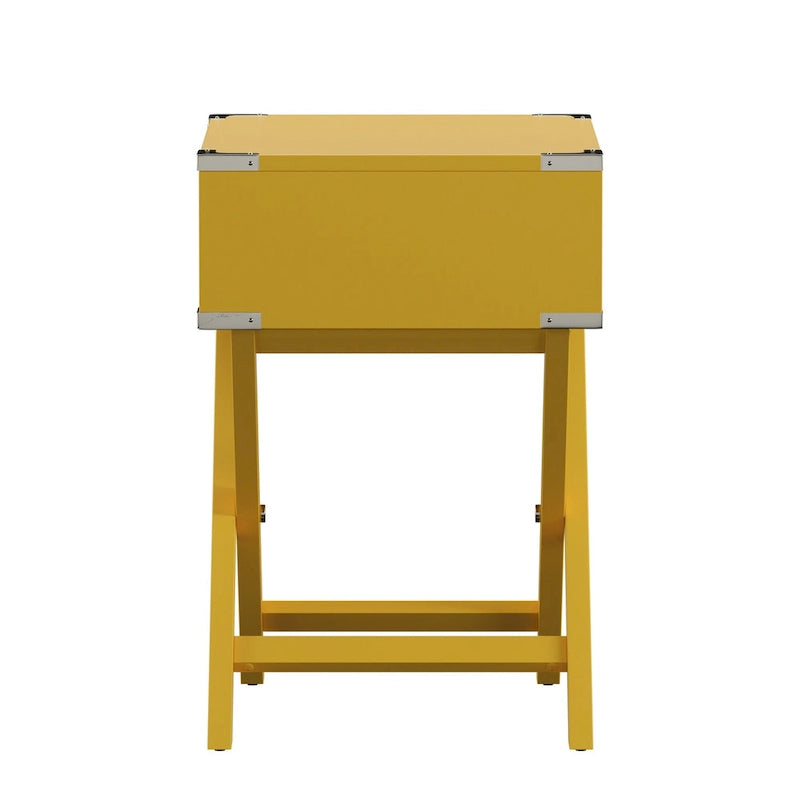 Tavolo da campagna Kenton X Base Wood Accent di iNSPIRE Q Bold