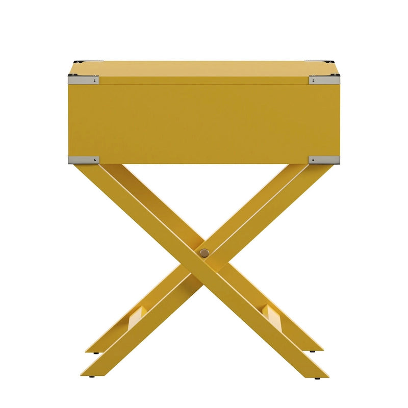 Tavolo da campagna Kenton X Base Wood Accent di iNSPIRE Q Bold