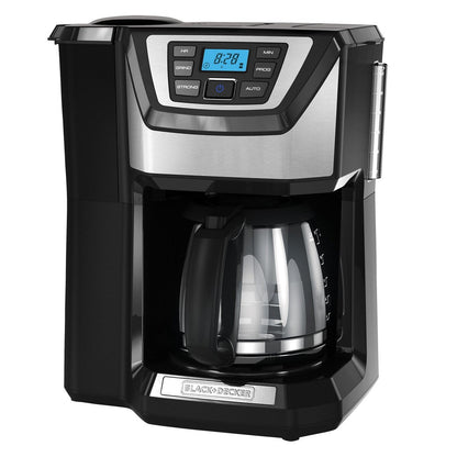 Macchina per caffè macinato e infusore da 12 tazze, CM5000B, programmabile 24 ore, macinacaffè integrato, Sneak-A-Cup, filtro lavabile permanente