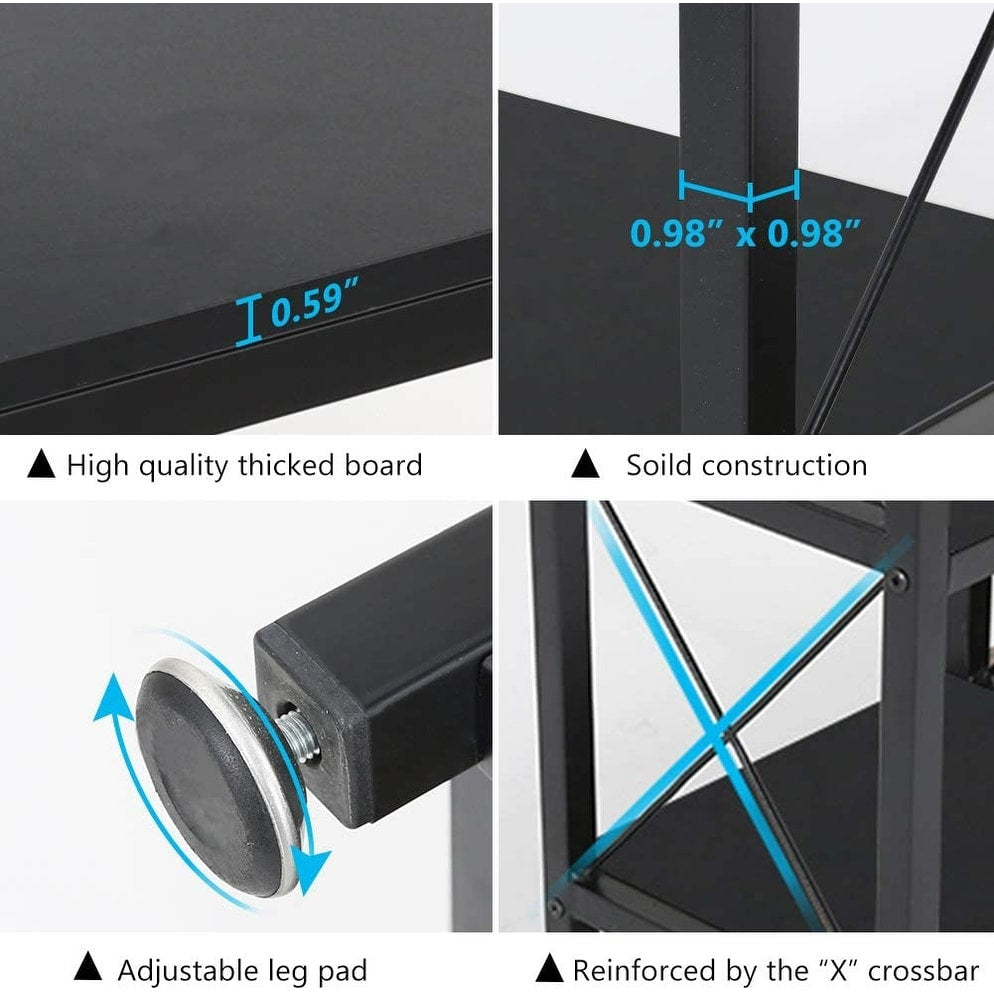 Libreria a scala con 12 ripiani, libreria angolare industriale