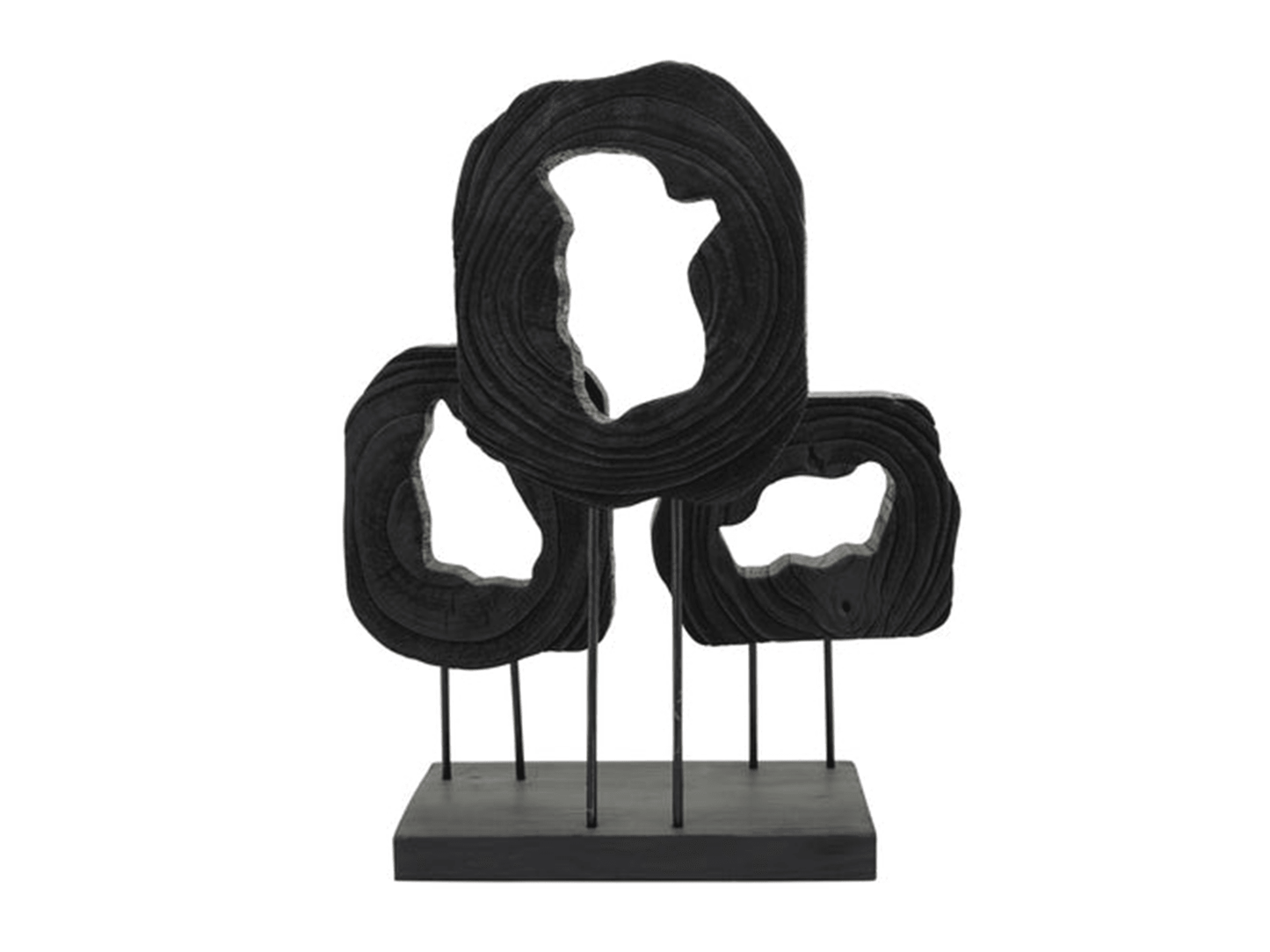 Scultura di tronchi tagliati