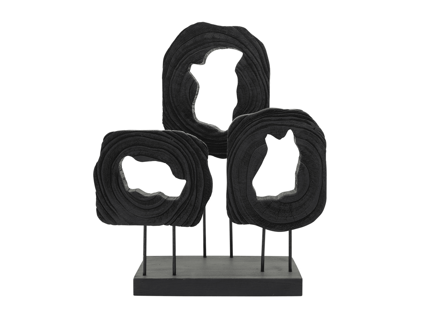 Scultura di tronchi tagliati