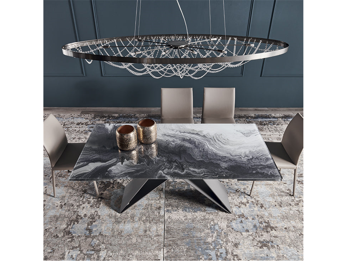 Tavolo da pranzo Premier CrystalArt Drive - 78W