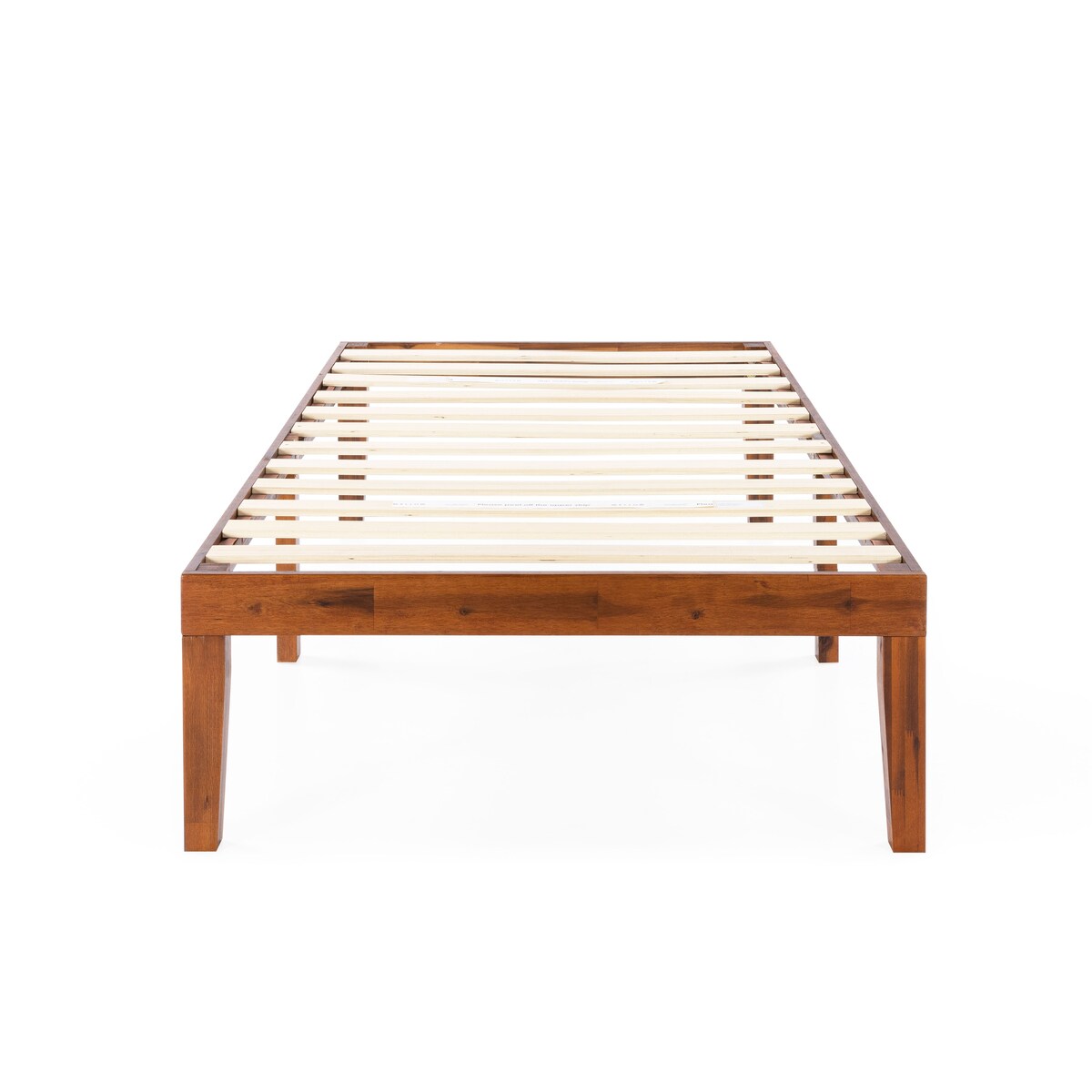 Struttura letto in legno massello classico da 16 pollici in più finiture